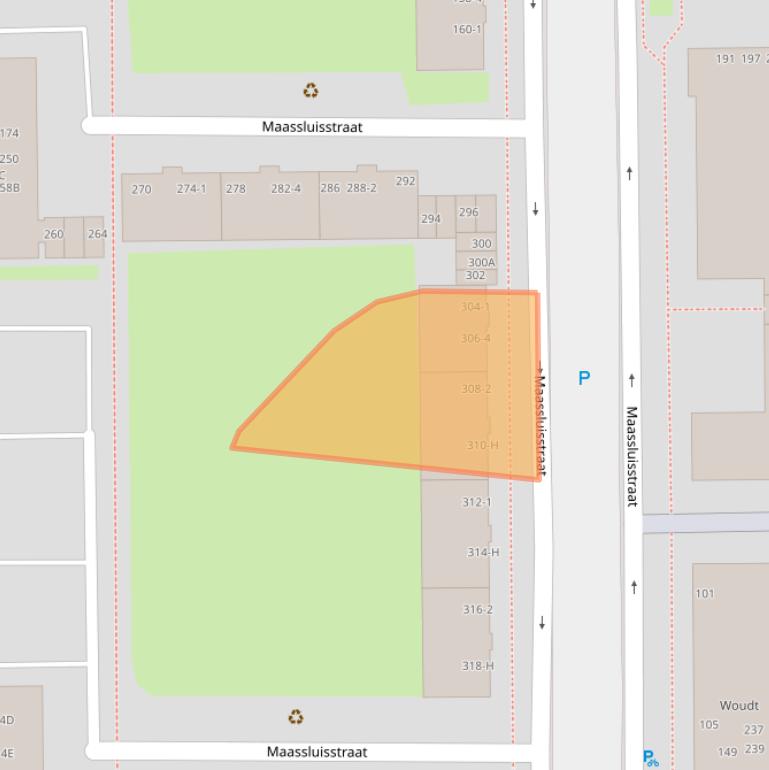 Kaart van postcodegebied 1062GN.