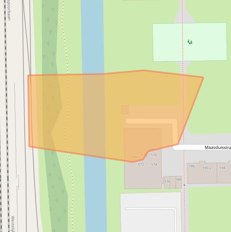 Kaart van postcodegebied 1062GX.