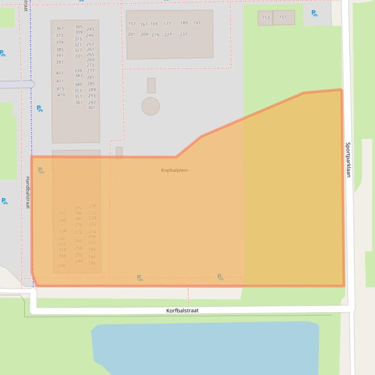 Kaart van postcodegebied 1062XC.