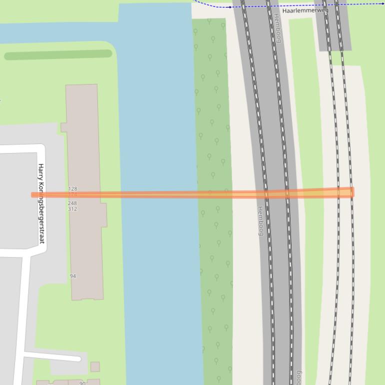 Kaart van postcodegebied 1063AH.