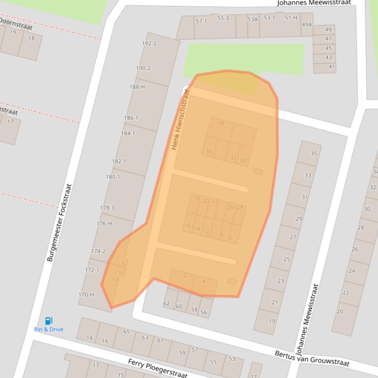Kaart van postcodegebied 1063CK.