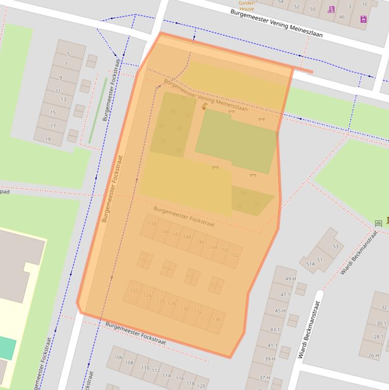 Kaart van postcodegebied 1063CX.