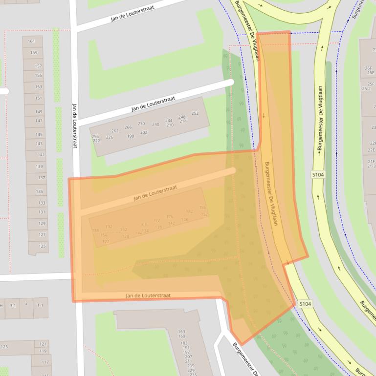 Kaart van postcodegebied 1063LB.