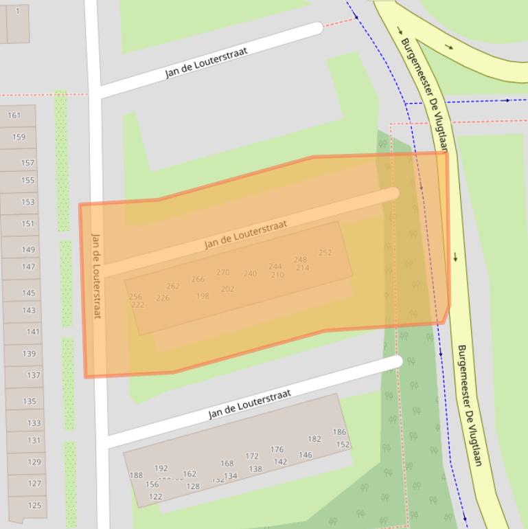 Kaart van postcodegebied 1063LC.