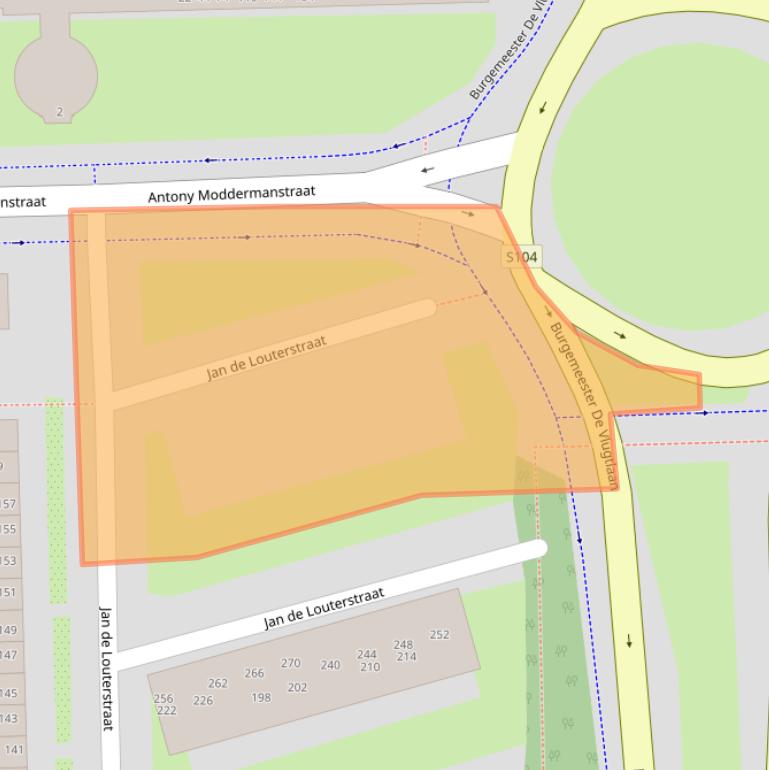 Kaart van postcodegebied 1063LD.