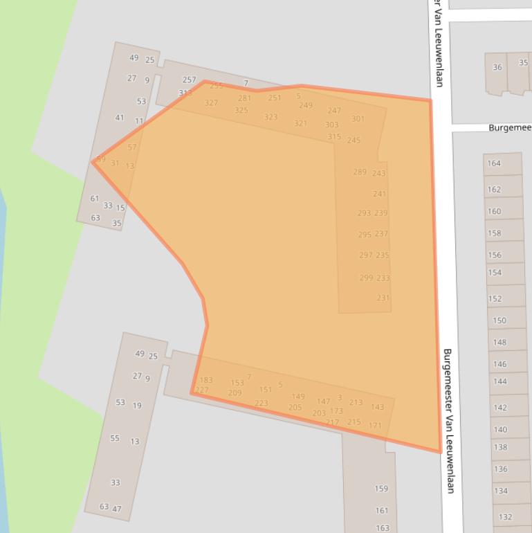 Kaart van postcodegebied 1063NP.