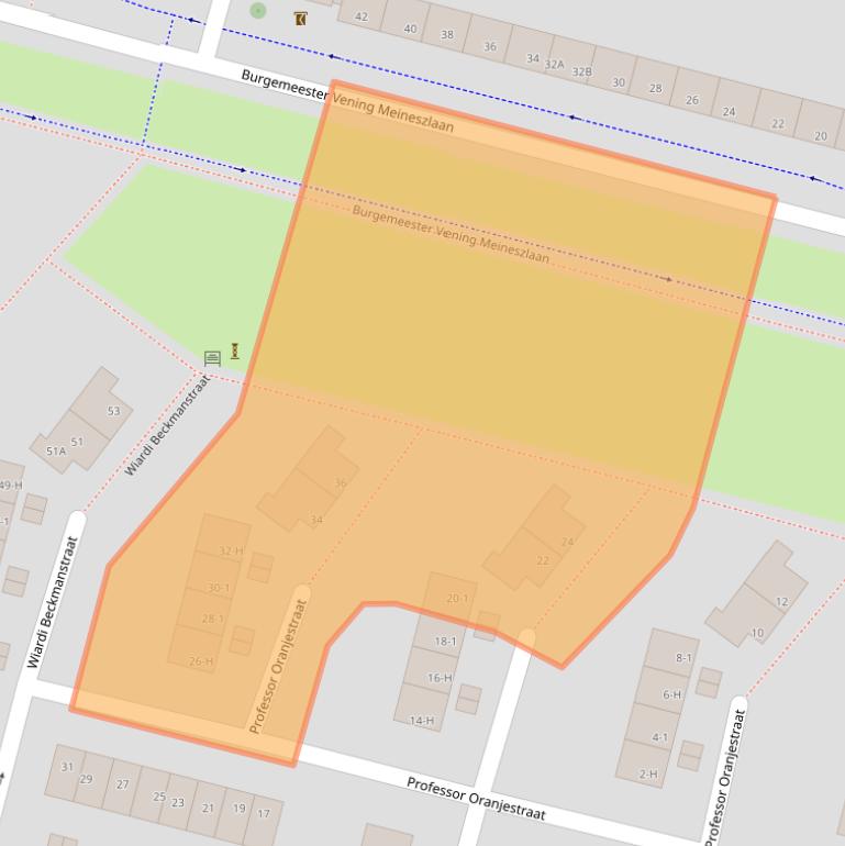 Kaart van postcodegebied 1063SV.