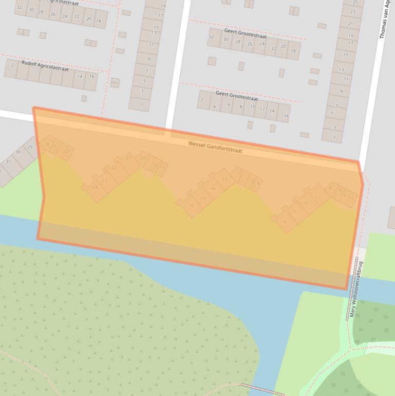 Kaart van postcodegebied 1064NP.