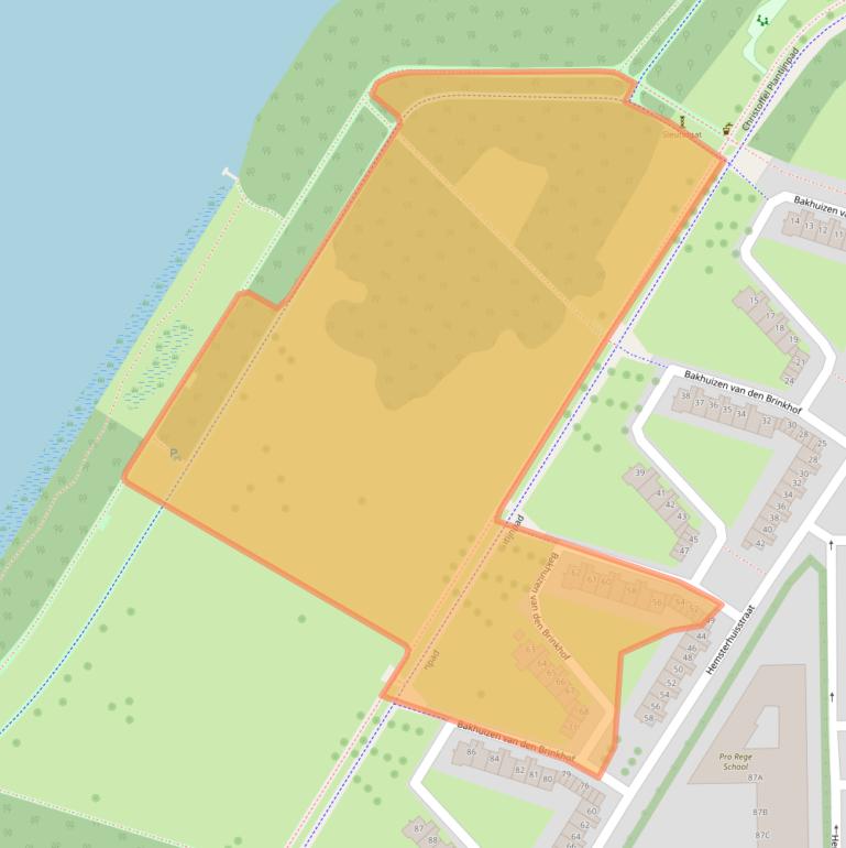 Kaart van postcodegebied 1065BB.