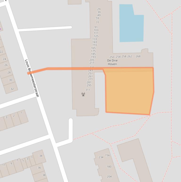 Kaart van postcodegebied 1065NM.