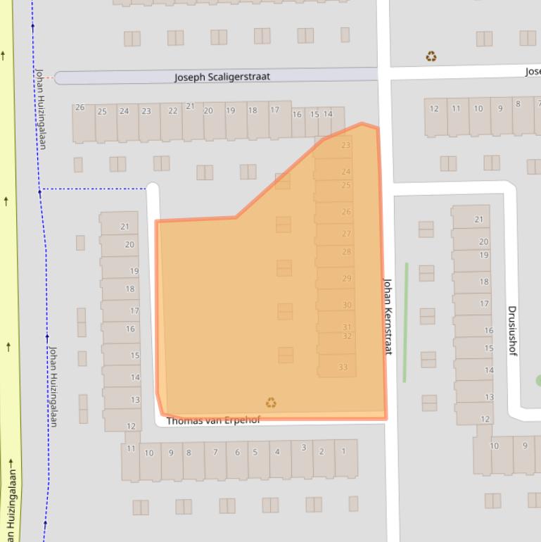 Kaart van postcodegebied 1065VD.