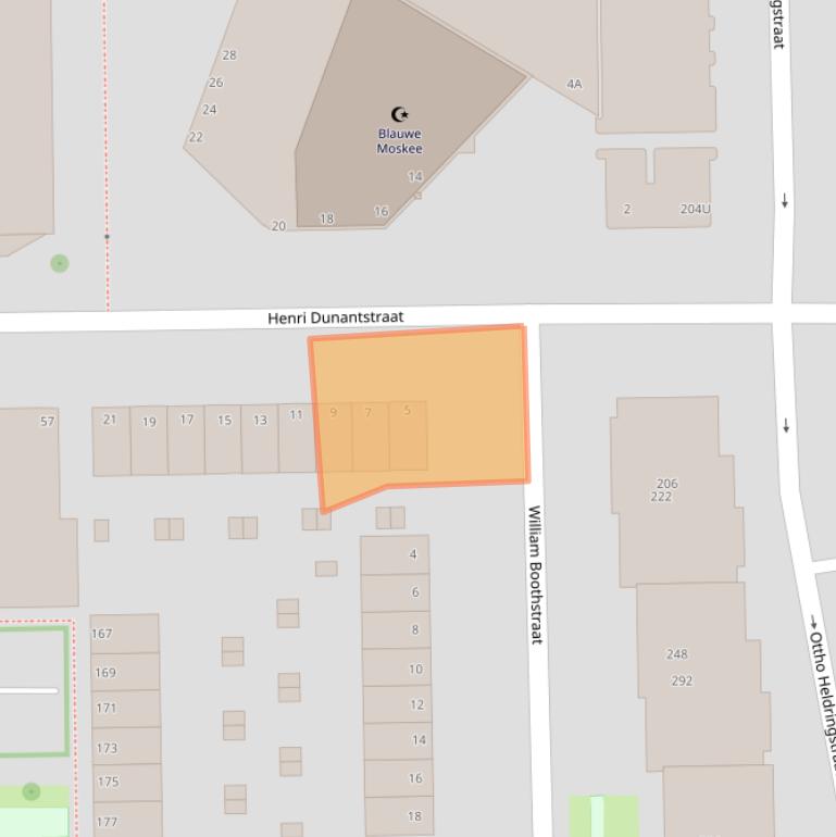 Kaart van postcodegebied 1066AR.