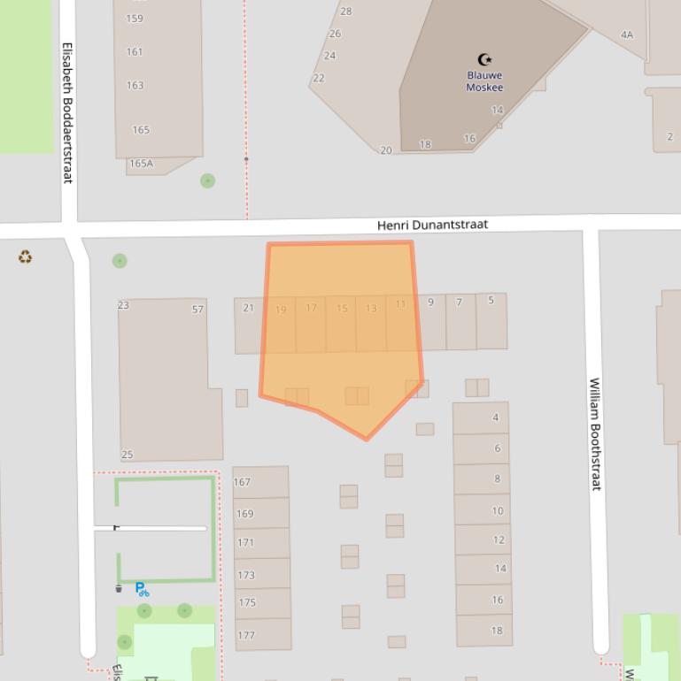 Kaart van postcodegebied 1066AS.