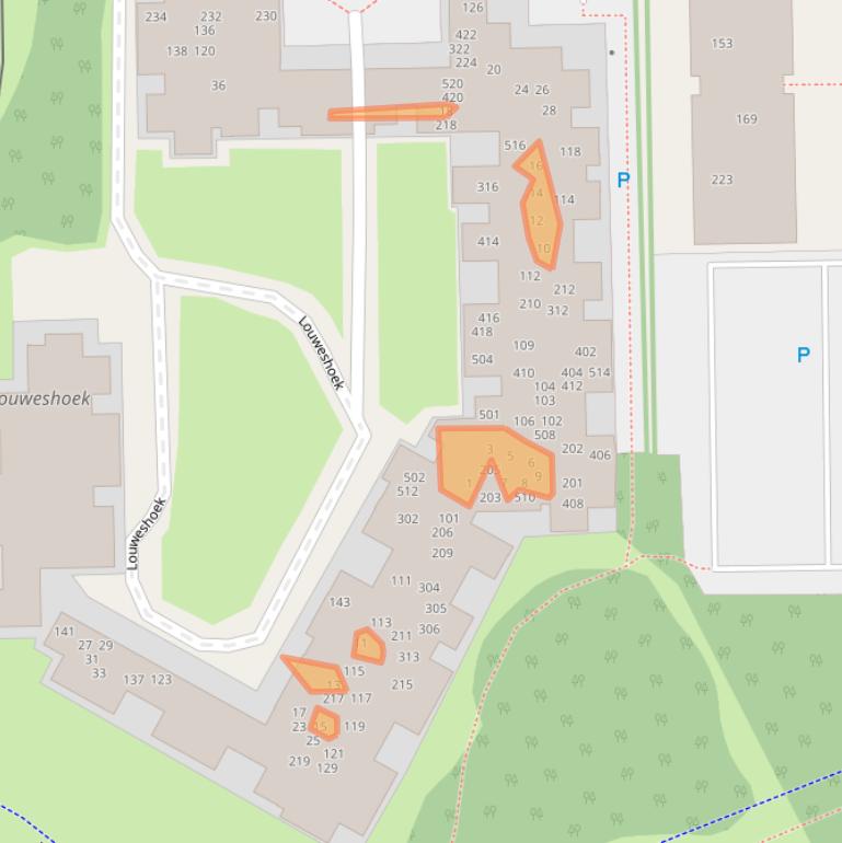 Kaart van postcodegebied 1066DM.