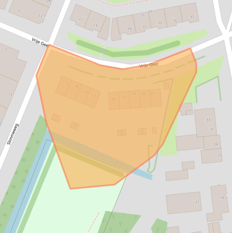 Kaart van postcodegebied 1066GD.