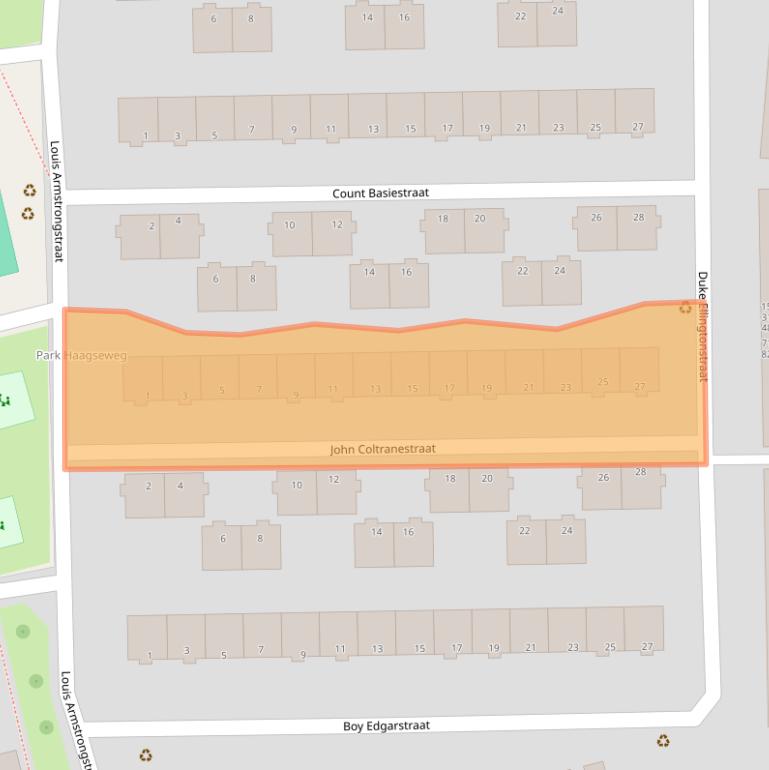 Kaart van postcodegebied 1066GN.