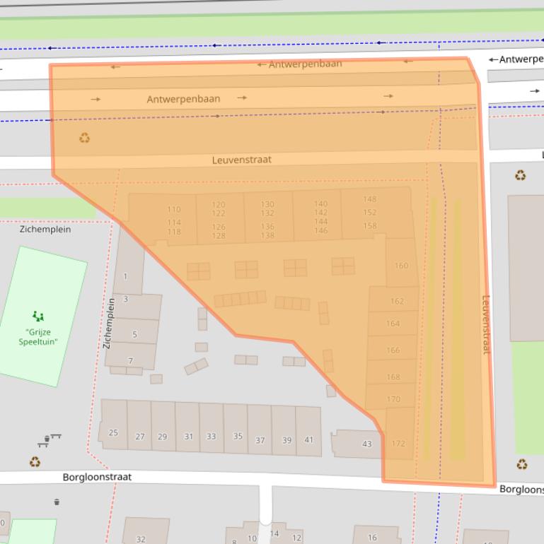 Kaart van postcodegebied 1066HD.