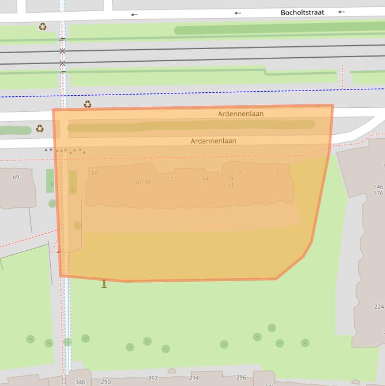 Kaart van postcodegebied 1066MH.