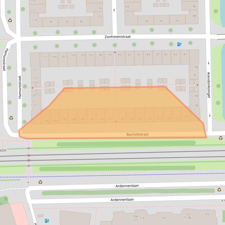 Kaart van postcodegebied 1066MK.