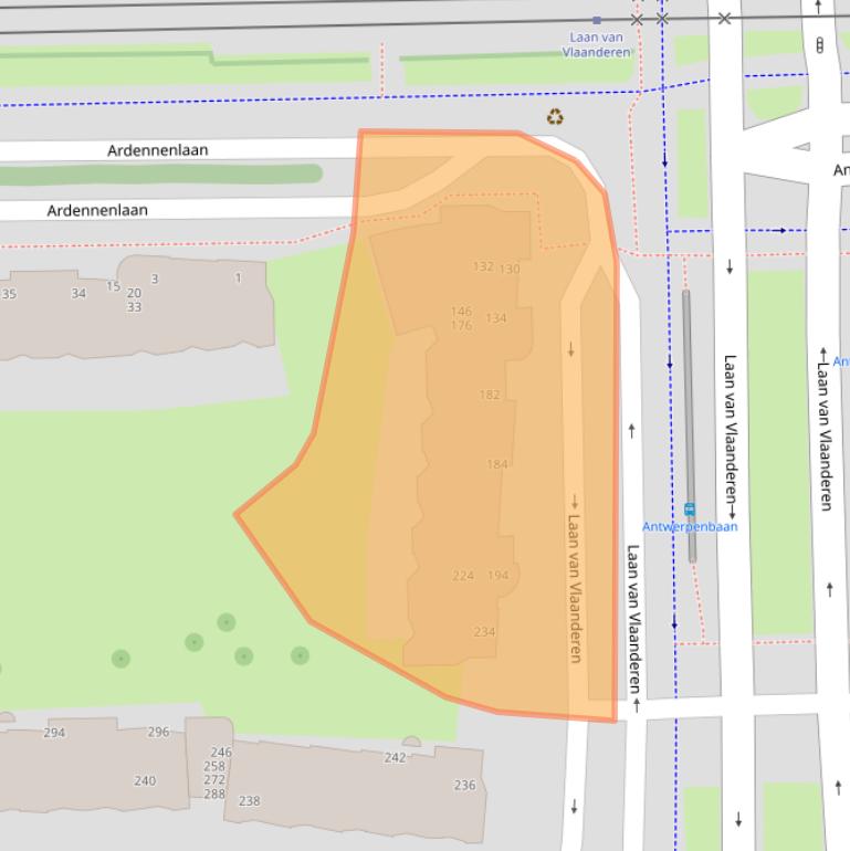 Kaart van postcodegebied 1066MR.