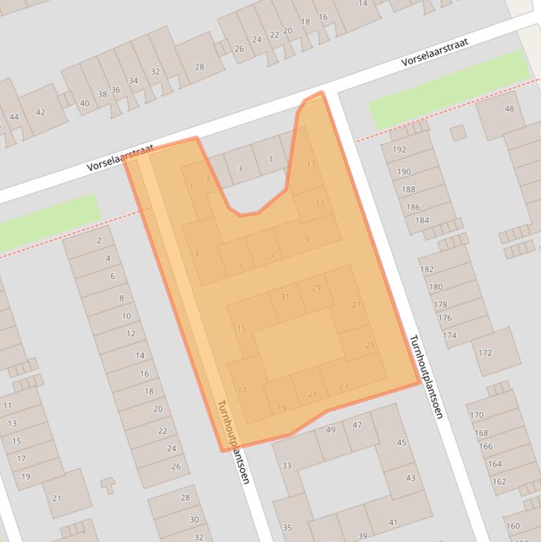 Kaart van postcodegebied 1066NP.