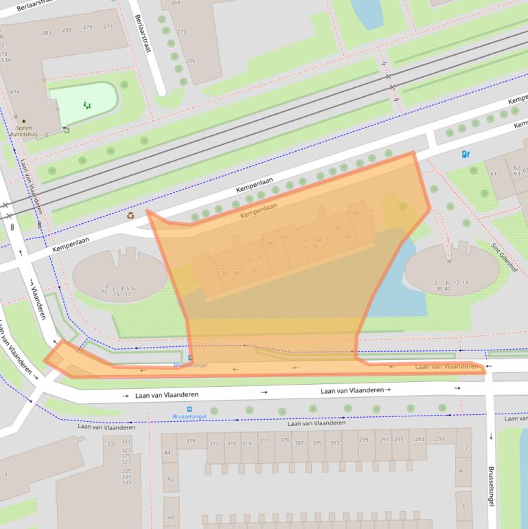 Kaart van postcodegebied 1066PX.