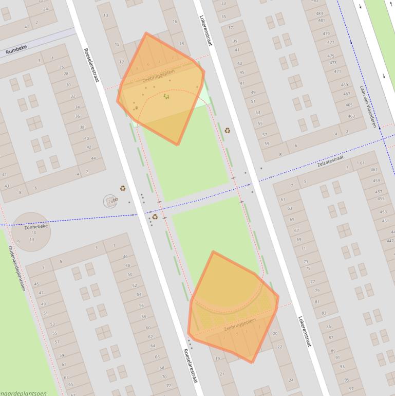Kaart van postcodegebied 1066SV.