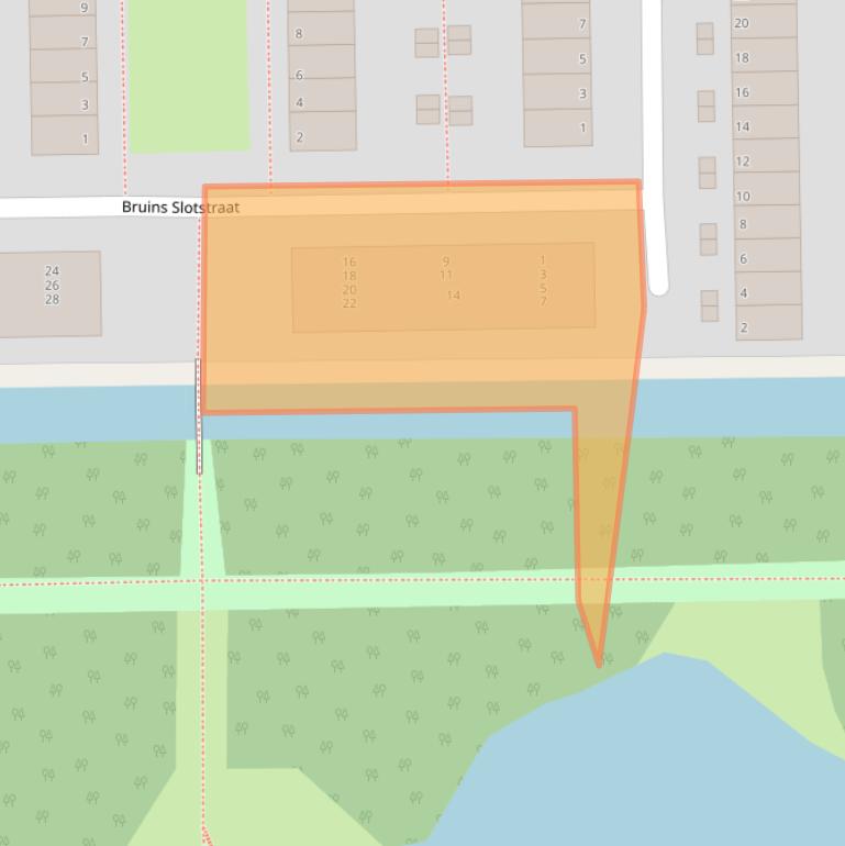 Kaart van postcodegebied 1067VB.