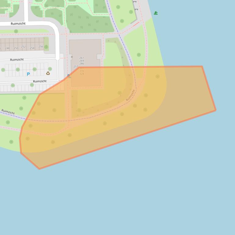 Kaart van postcodegebied 1068DA.