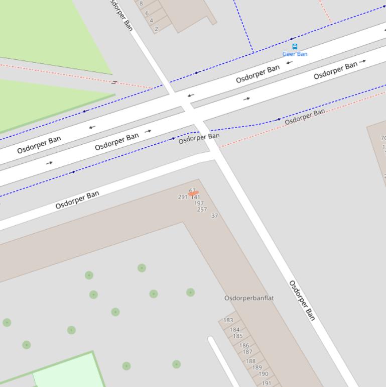 Kaart van postcodegebied 1068LS.