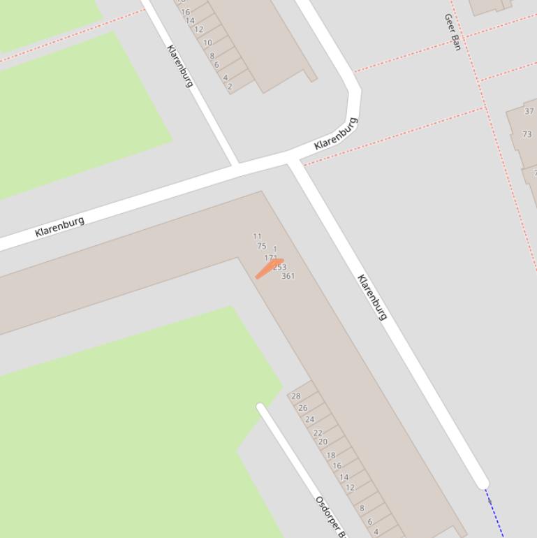 Kaart van postcodegebied 1068XV.