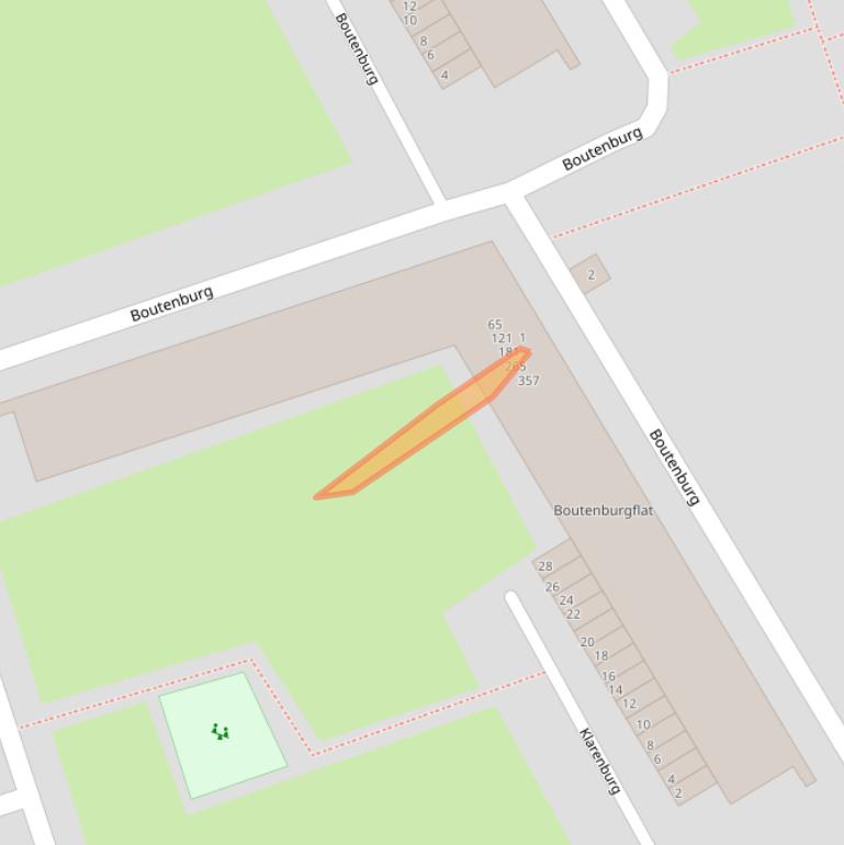 Kaart van postcodegebied 1068ZG.