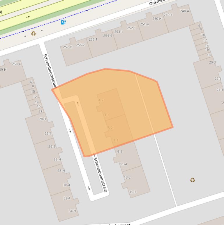 Kaart van postcodegebied 1069BB.