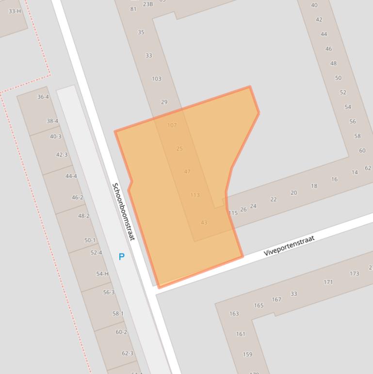 Kaart van postcodegebied 1069BD.