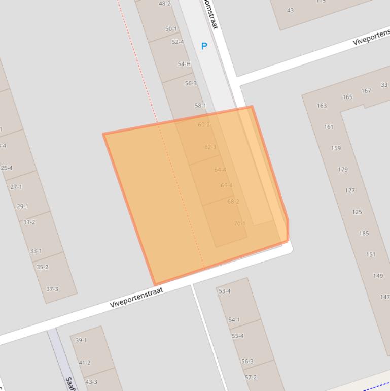 Kaart van postcodegebied 1069BM.