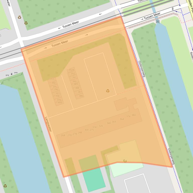 Kaart van postcodegebied 1069EC.