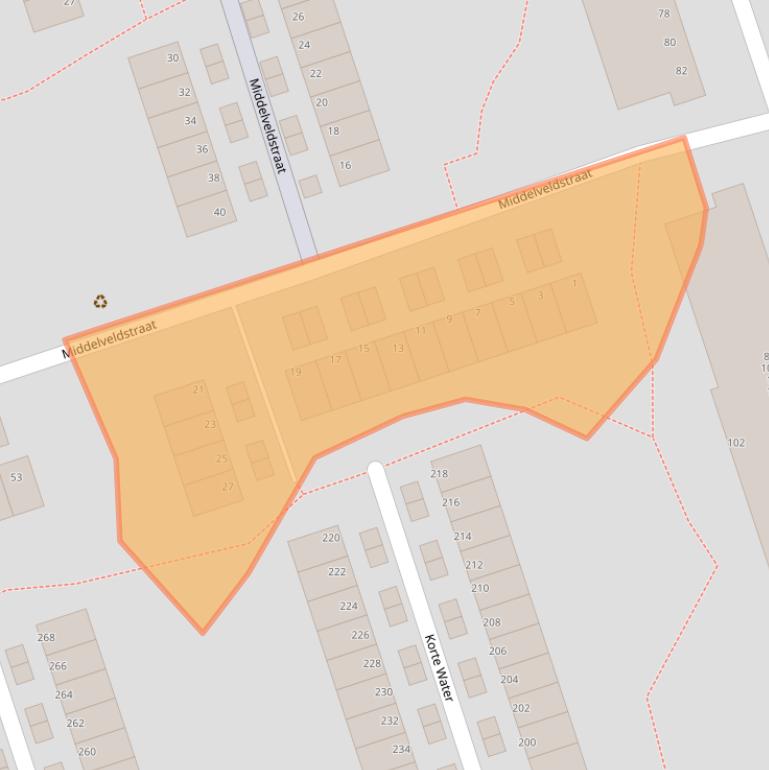 Kaart van postcodegebied 1069GH.