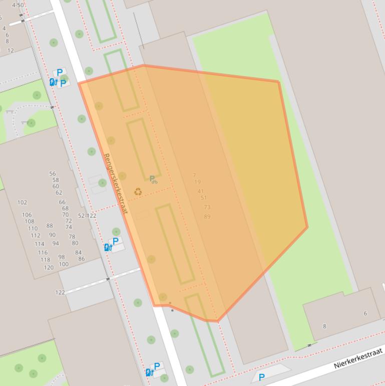 Kaart van postcodegebied 1069HT.