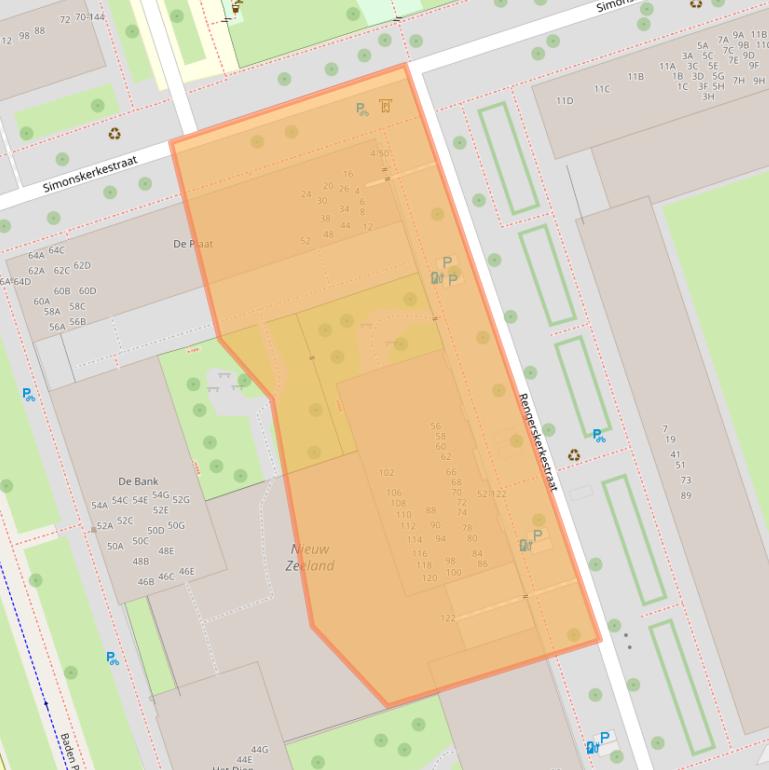 Kaart van postcodegebied 1069HV.