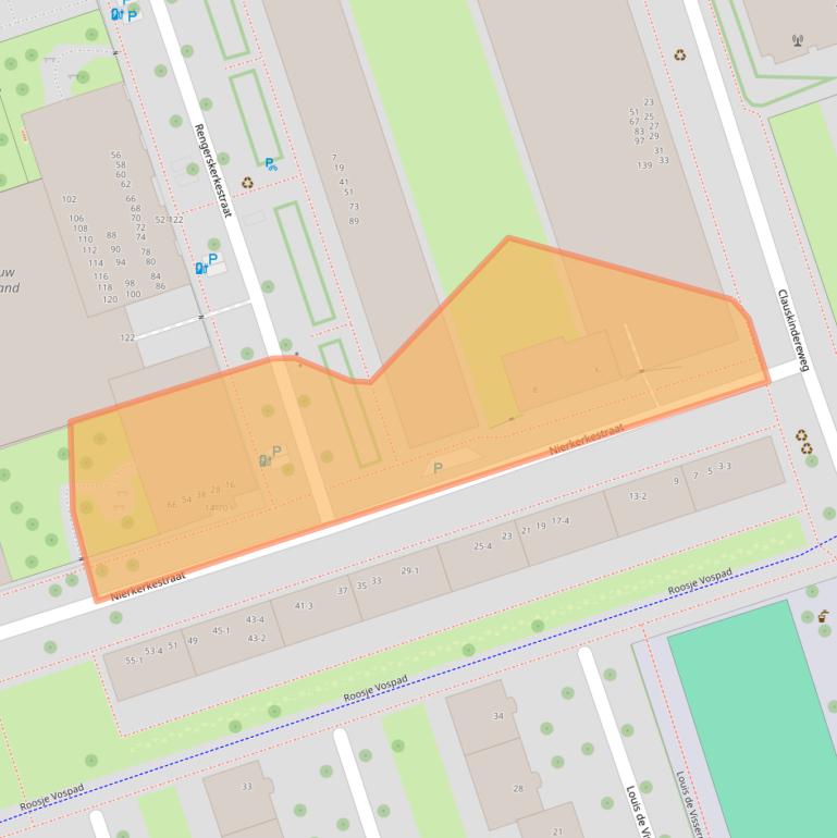 Kaart van postcodegebied 1069JC.