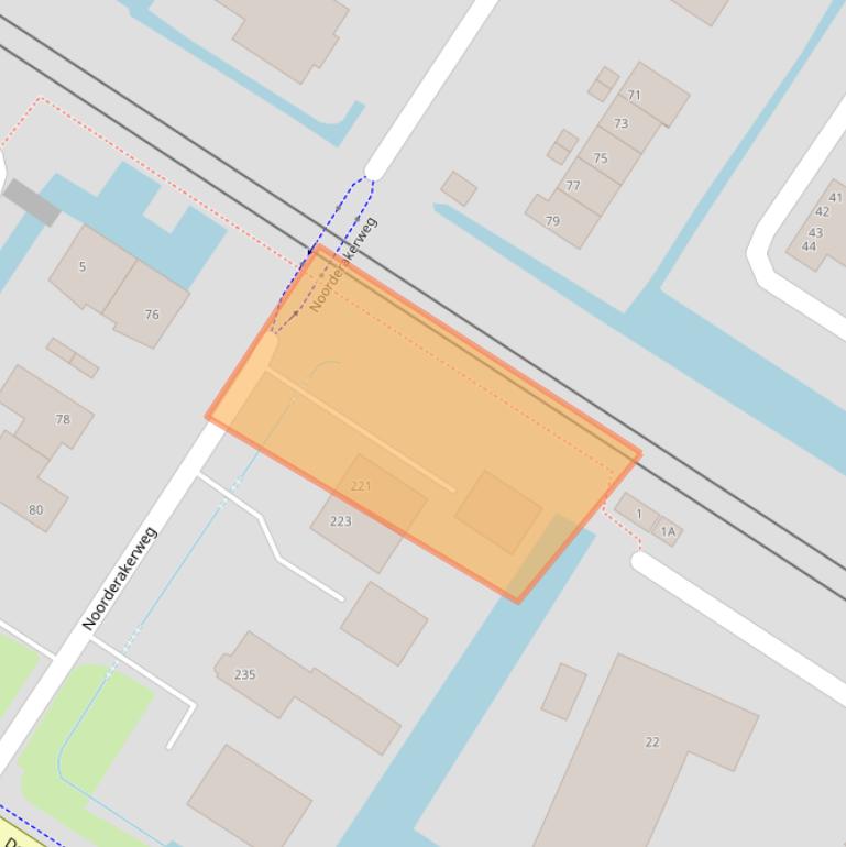 Kaart van postcodegebied 1069LR.