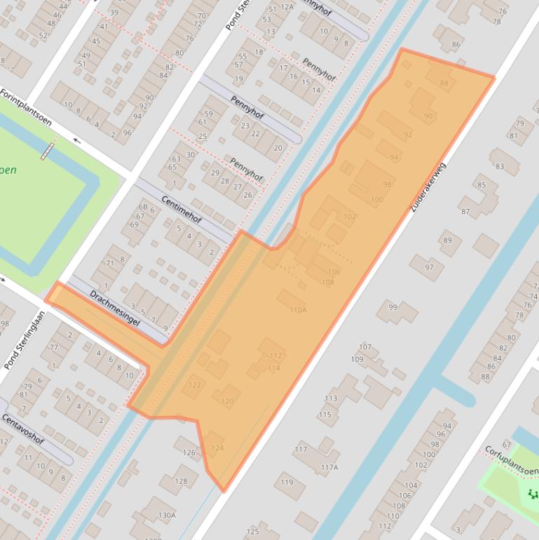 Kaart van postcodegebied 1069MK.