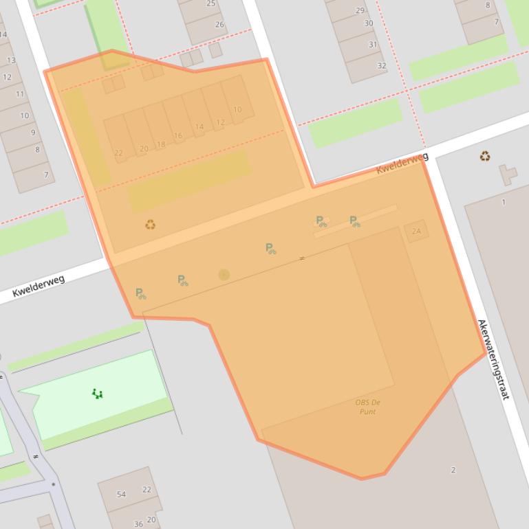 Kaart van postcodegebied 1069VP.