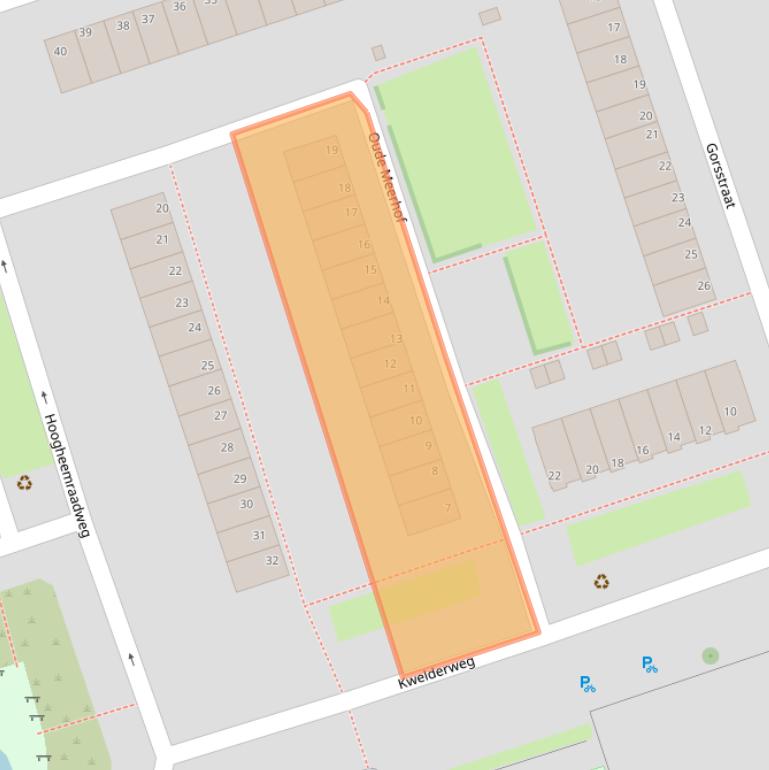 Kaart van postcodegebied 1069VR.