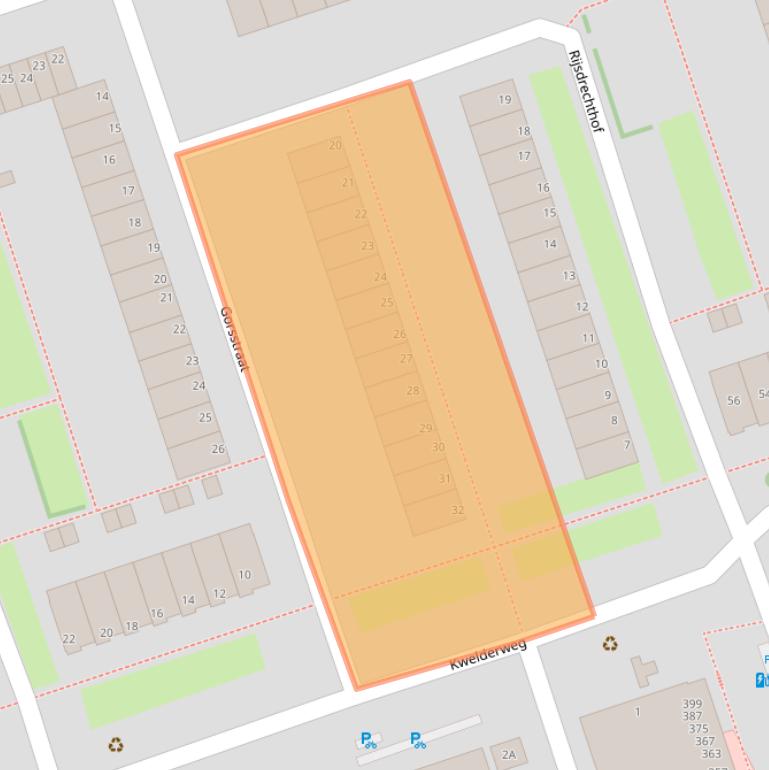 Kaart van postcodegebied 1069VV.