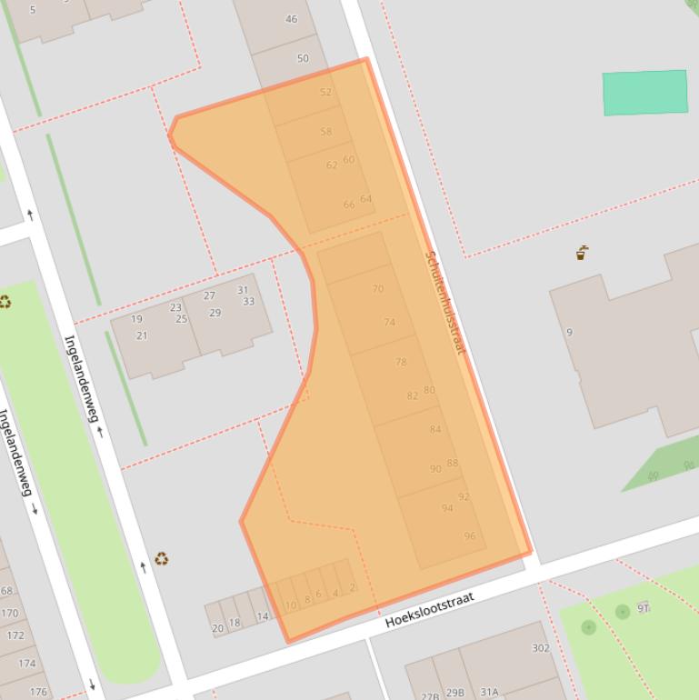 Kaart van postcodegebied 1069WN.