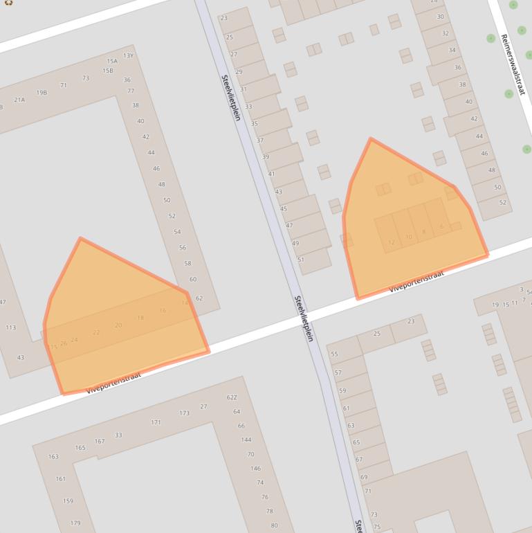 Kaart van postcodegebied 1069ZT.