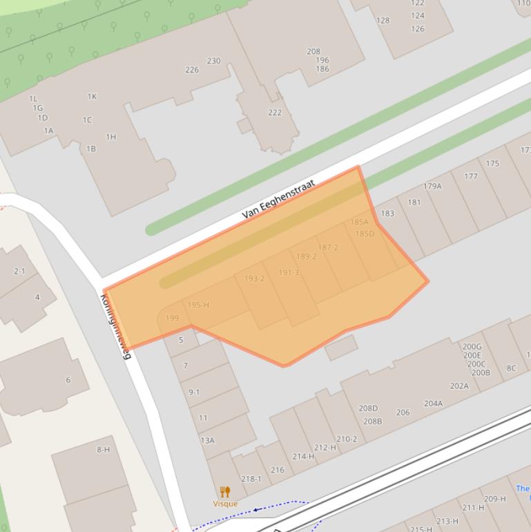 Kaart van postcodegebied 1071GD.