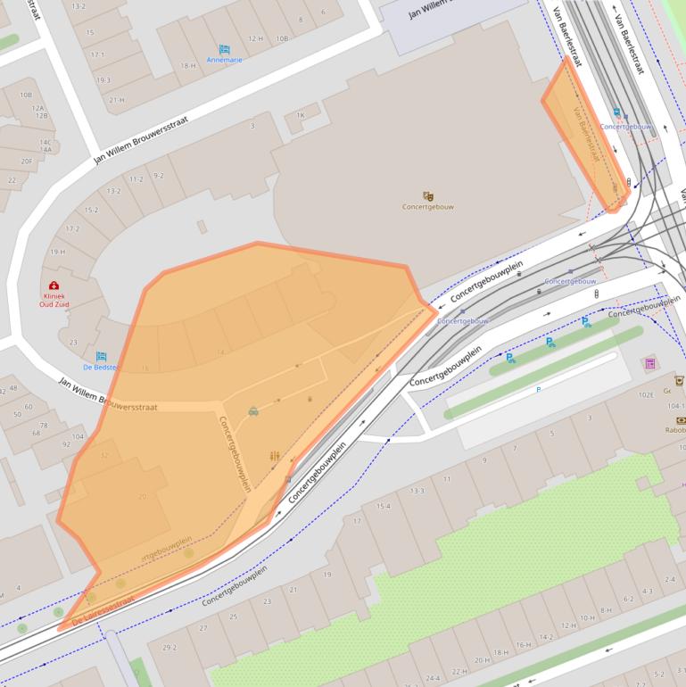 Kaart van postcodegebied 1071LN.