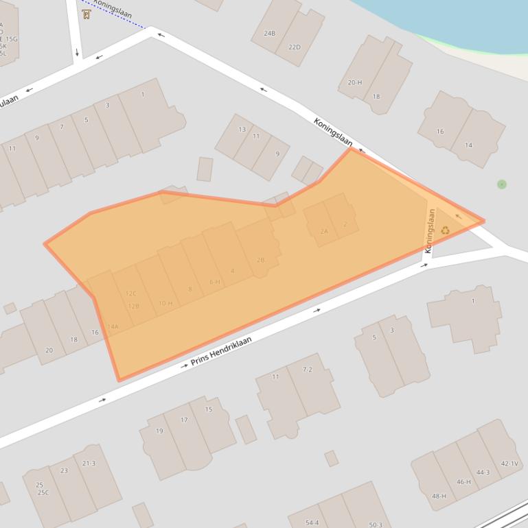 Kaart van postcodegebied 1075BB.